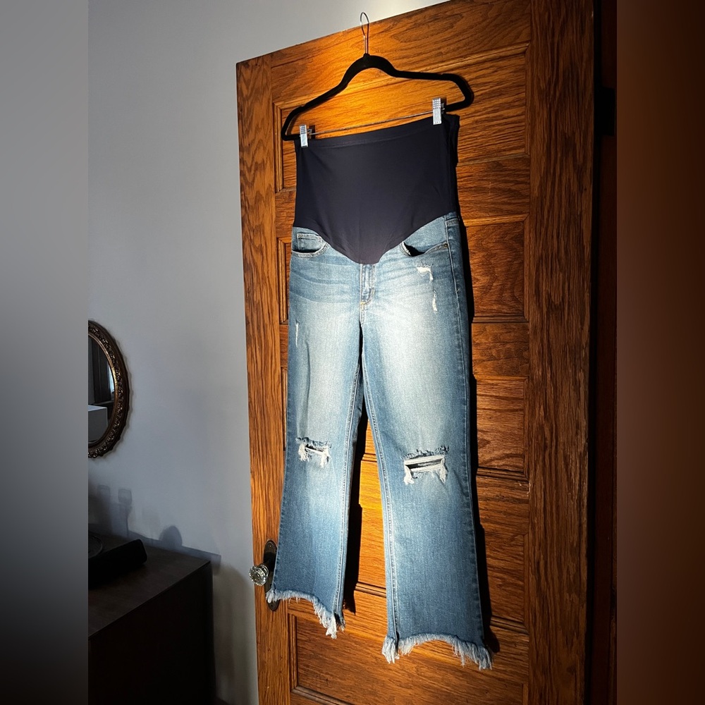 MODERN | Pink Blush Maternity Jeans, Size 29